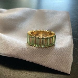 Baublebar Alidia ring, Green size 6